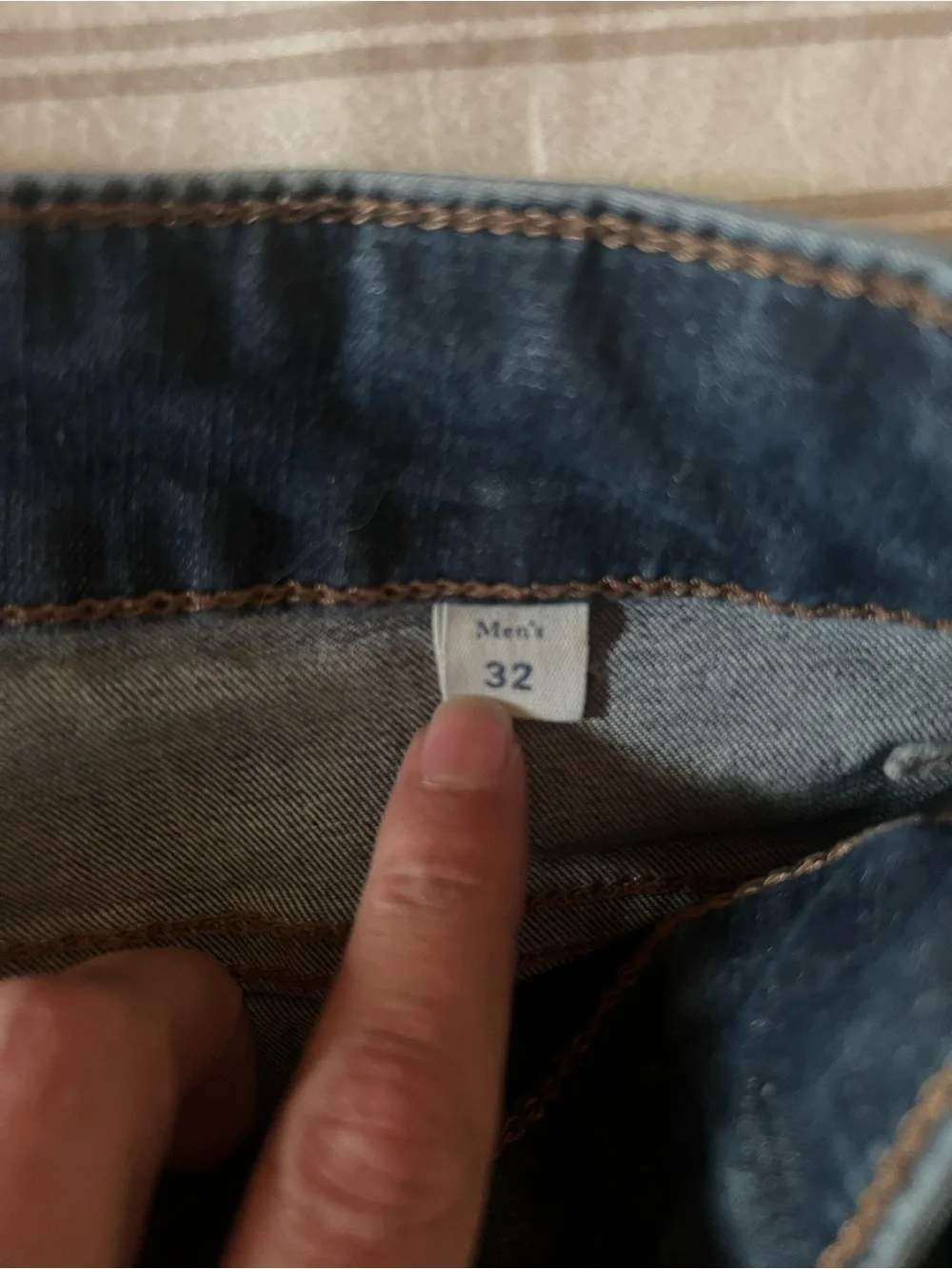 Dark Blue Jean Shorts - Unbranded